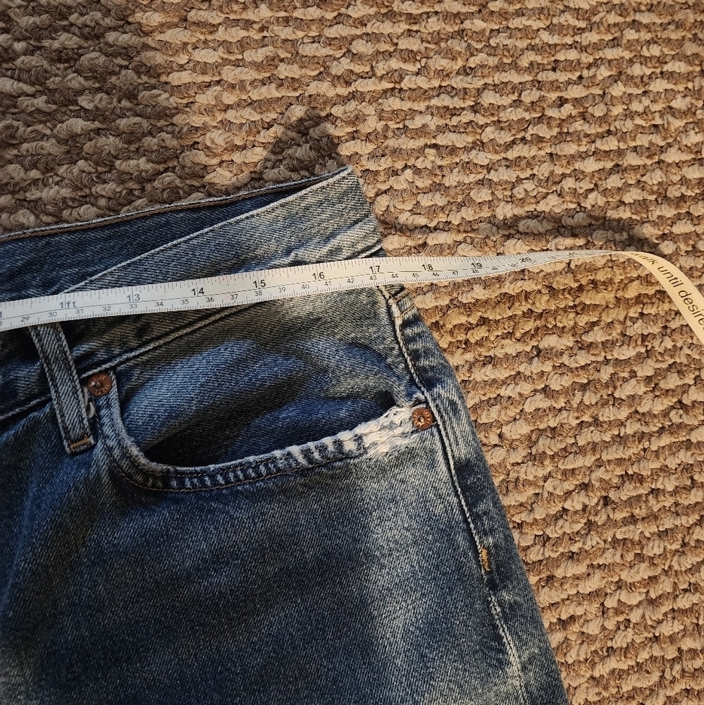 Agolde Riley High Rise Straight Crop in Collective Women’s Size 32 - Picture 10 of 12